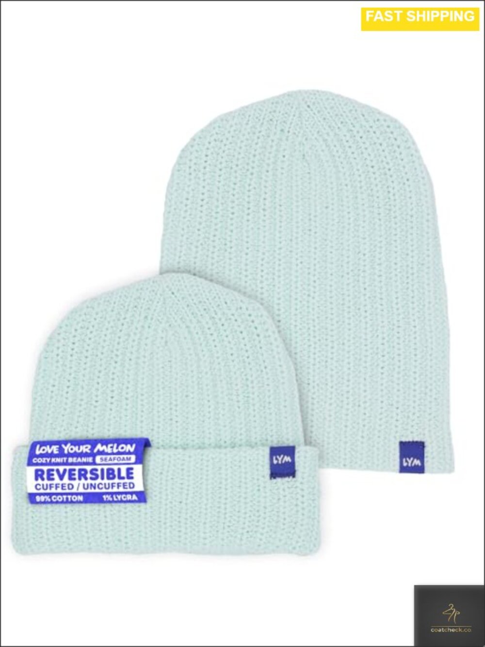 Cotton Knit Beanie Soft Breathable Lightweight Unisex Cuffed Hat
